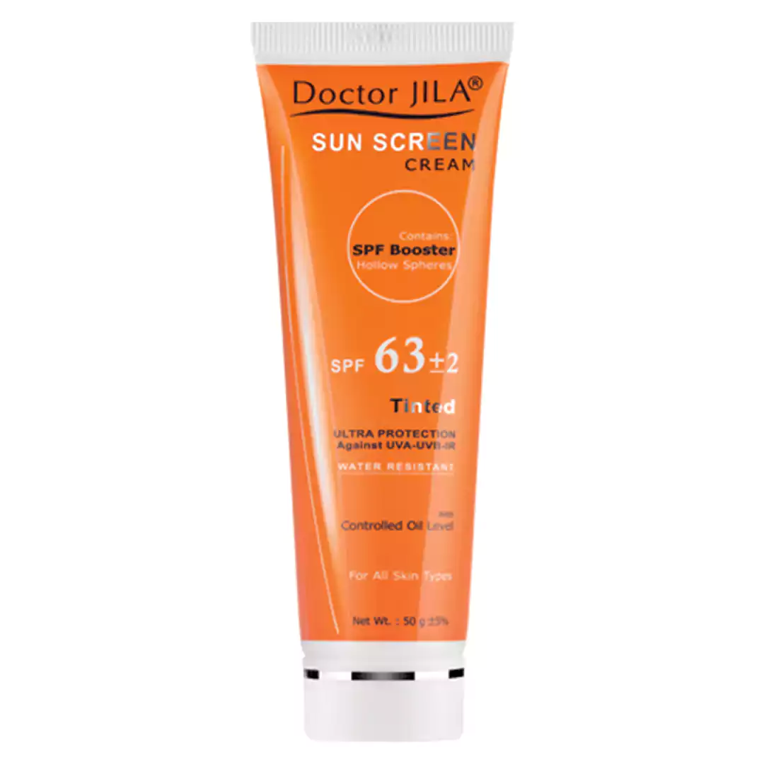 کرم ضد آفتاب رنگی SPF63 دکتر ژیلا