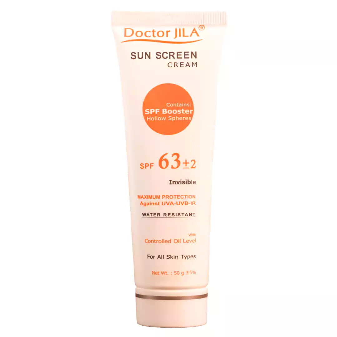 کرم ضد آفتاب ساده SPF63 دکتر ژیلا