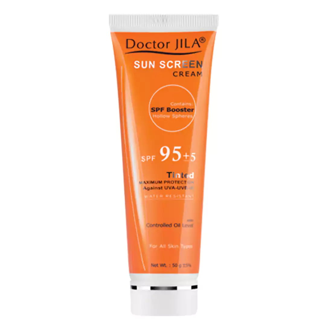 کرم ضد آفتاب رنگی SPF95 دکتر ژیلا