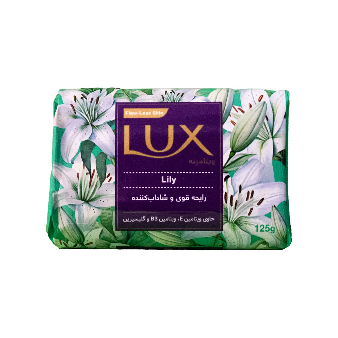 صابون ویتامینه با رایحه گل سفید لوکس 125 گرم