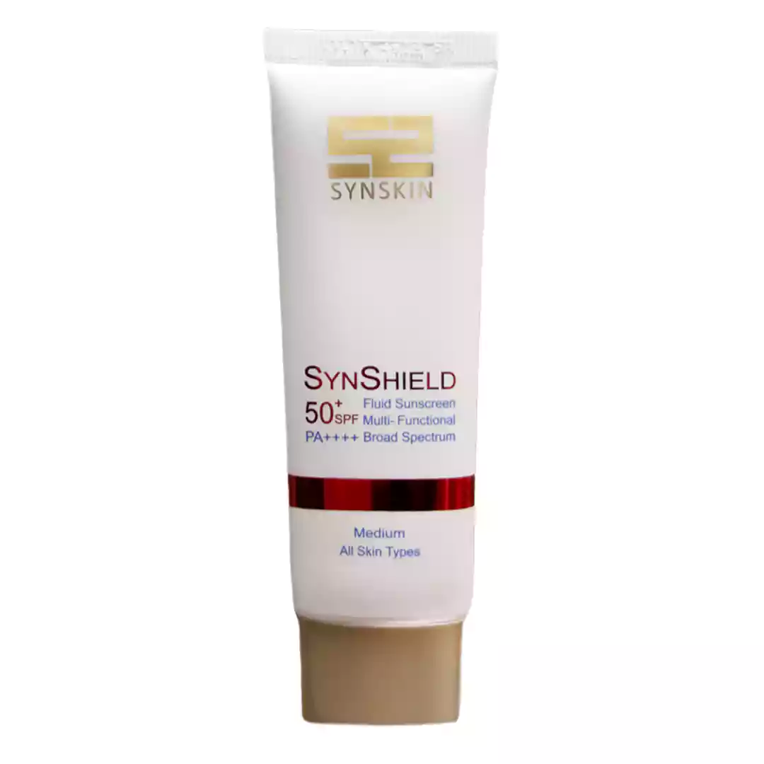 کرم ژل ضد آفتاب مدیوم فلوئید ساین شیلد SPF50 ساین اسکرین
