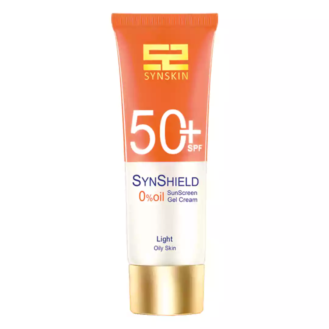 کرم ژل ضد آفتاب رنگی لایت بدون چربی ساین شیلد SPF50 ساین اسکین